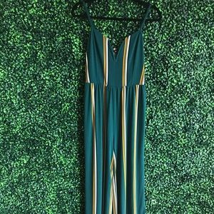 Express Striped Jumpsuit Romper